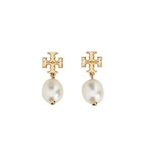 Stunning Tory Burch Kira Drop Pearl Earrings